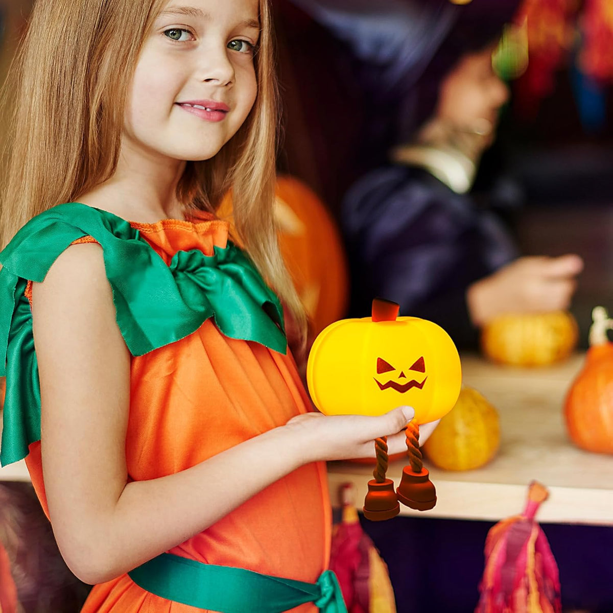GlowGrin – Mischievous Grinning Pumpkin Night Light – image 8