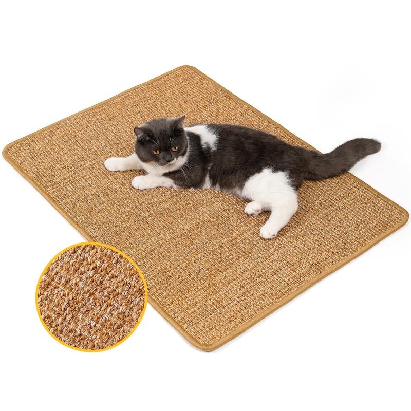 PawScratch – Natural Sisal Cat Scratch Pad – XS(9.84×19.69 inches)