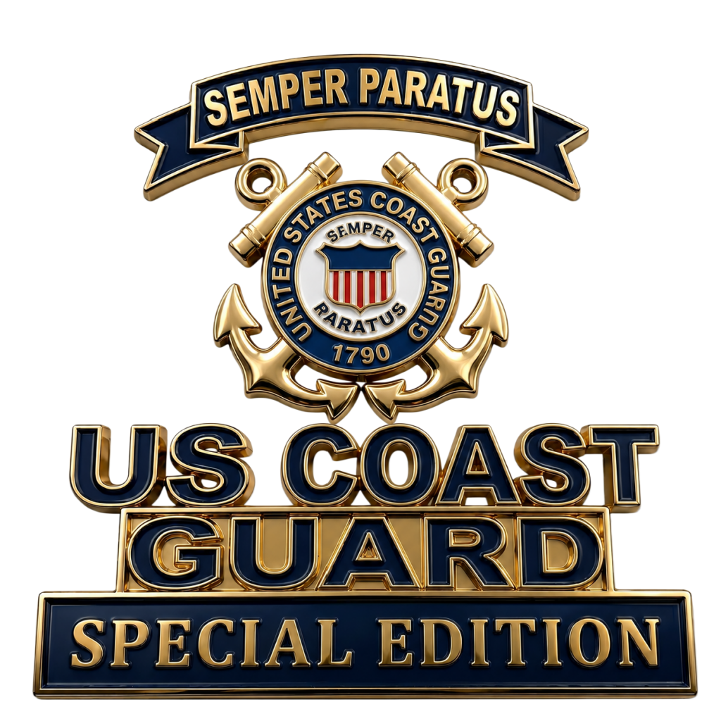 CoastGuard - Semper Paratus Metal Emblem Badge – BUY 1