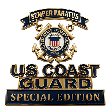 CoastGuard - Semper Paratus Metal Emblem Badge – BUY 1
