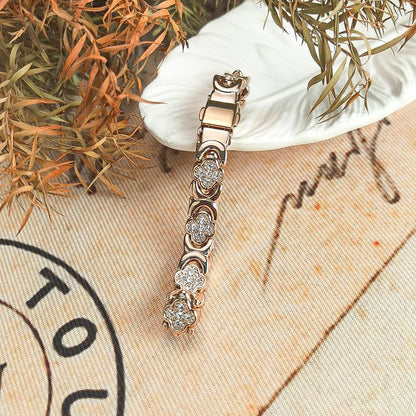 BloomGrace – Flower Copper Bracelet Elegant Style – image 17