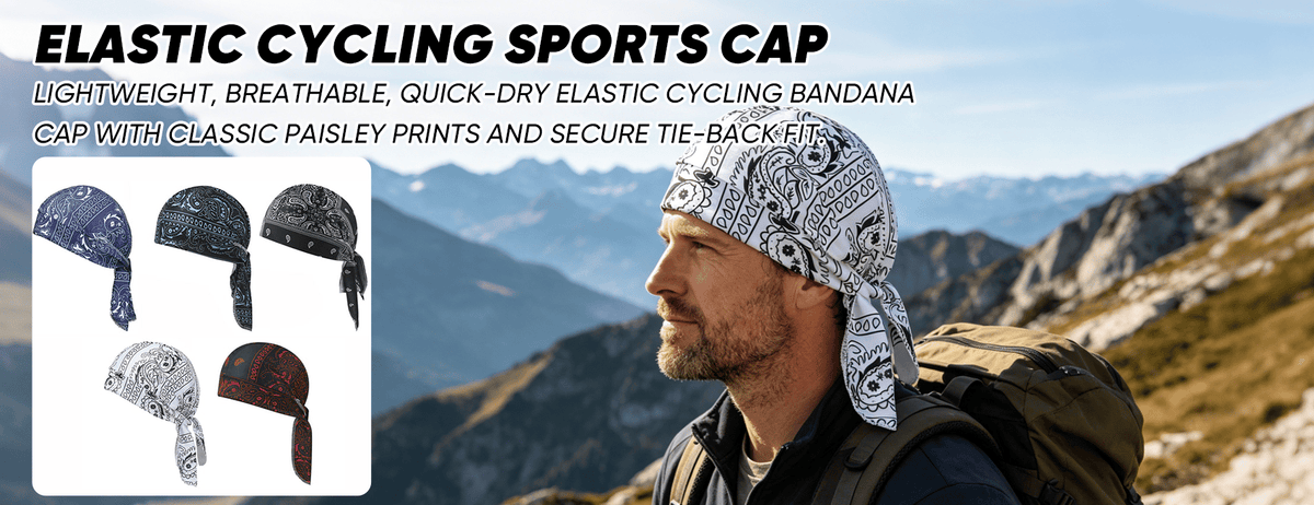 Elastic Cycling Sports Cap – image 13