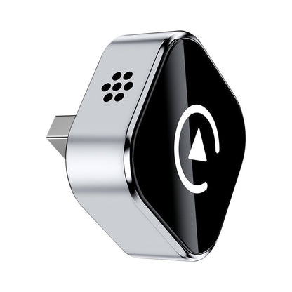 AutoConnect – Universal Wireless CarPlay Adapter – Silver + White