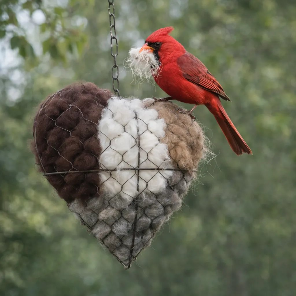 NestingSoul – Eco Handmade Bird Fiber Heart – image 2