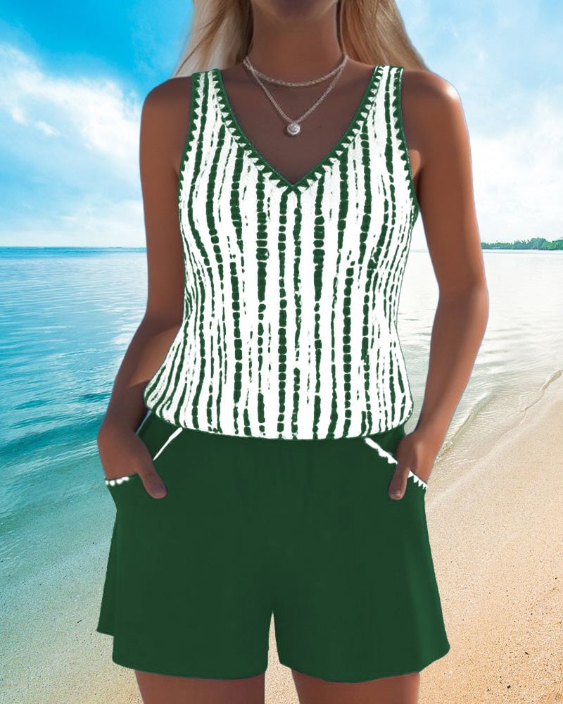 CoastalEase Tankini – Vacation Swimwear – image 8