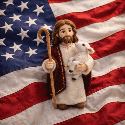 SacredShepherd – Handcrafted Christian Wool Art – image 8