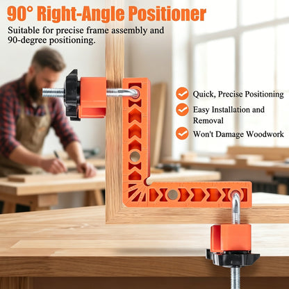 CornerPro - 90 Degree Corner Clamp & Positioning Square Set (3" & 4") – image 2