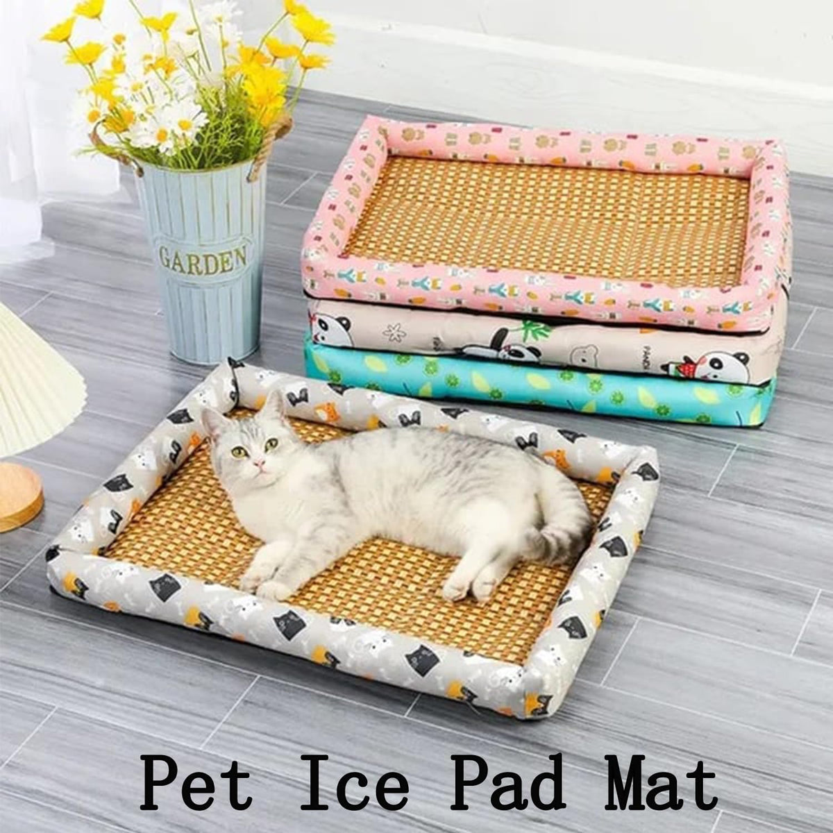CoolNest – Breathable Rattan Cooling Pet Bed – image 2