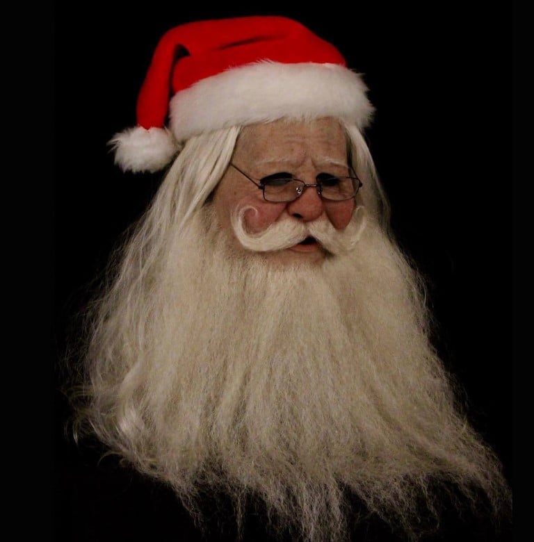 SafeFit – Lightweight & Breathable Mask Headgear – Santa Claus（No glasses）