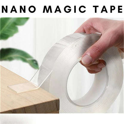 MagicHold - Reusable Double-Sided Tape – 1. Length of 3 meters (9.8 feet)