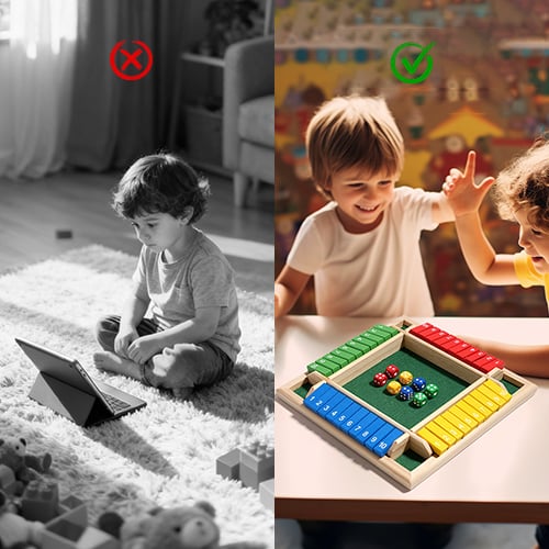 NumberLogic – Shut the Box Wooden Game – image 2