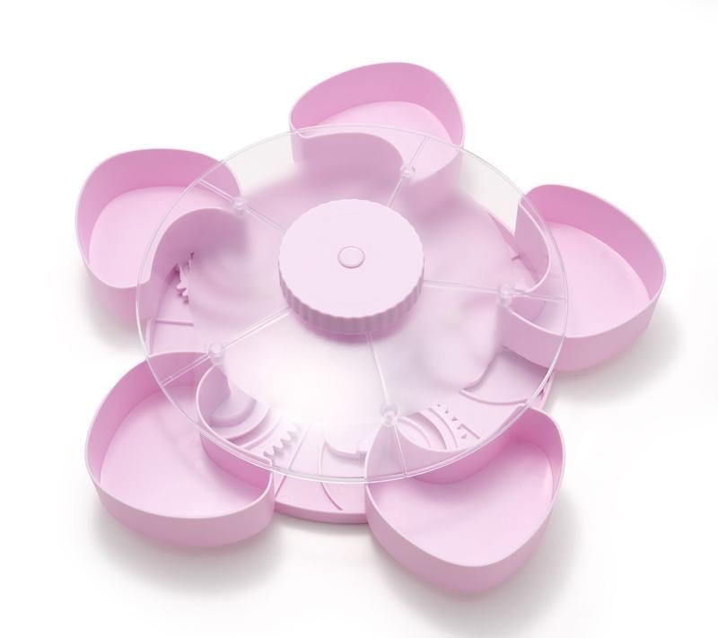 PartyTwist – Rotating Divided Tray – Lavendar