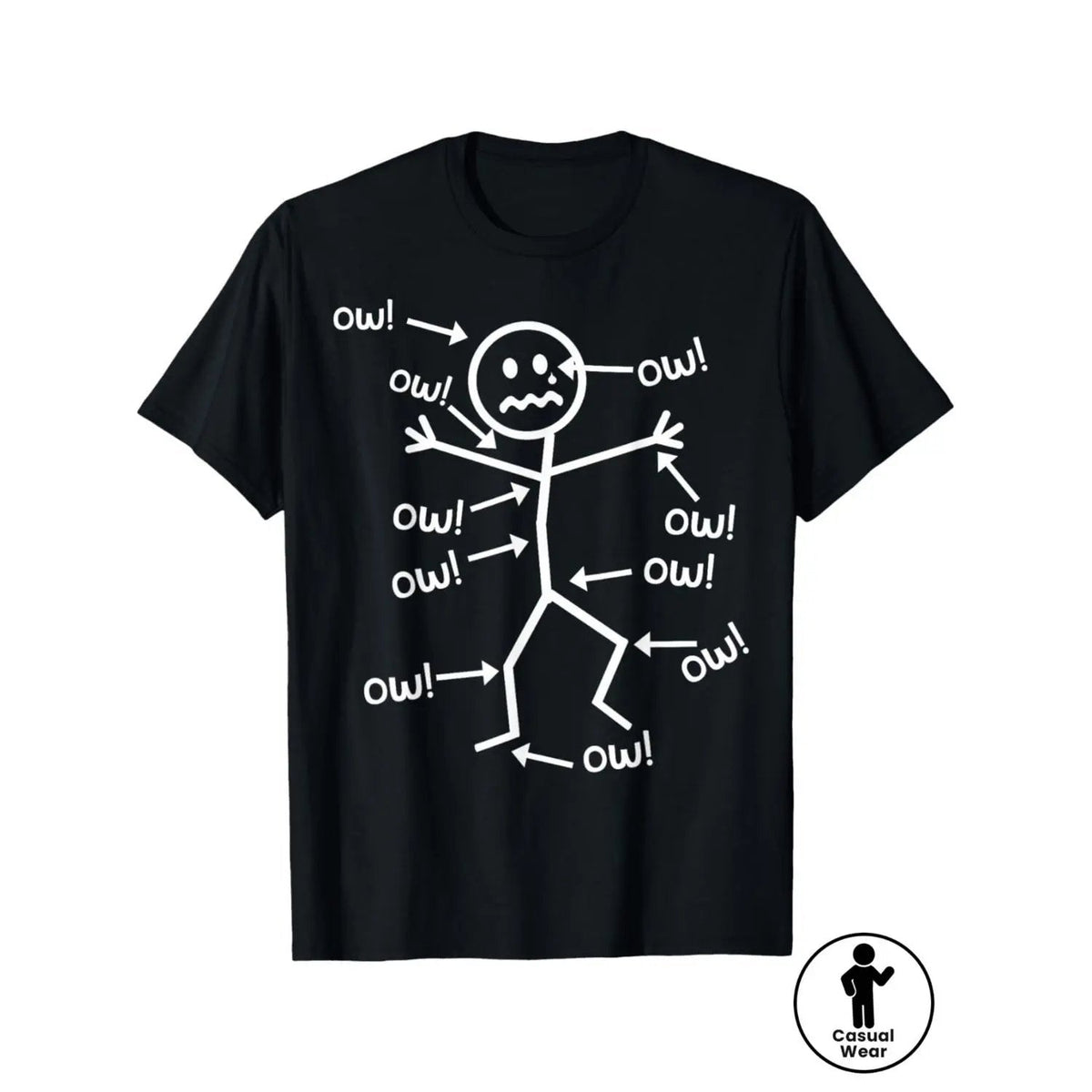 PainLaugh - Humorous Chronic Pain Awareness T-Shirt – Black / S