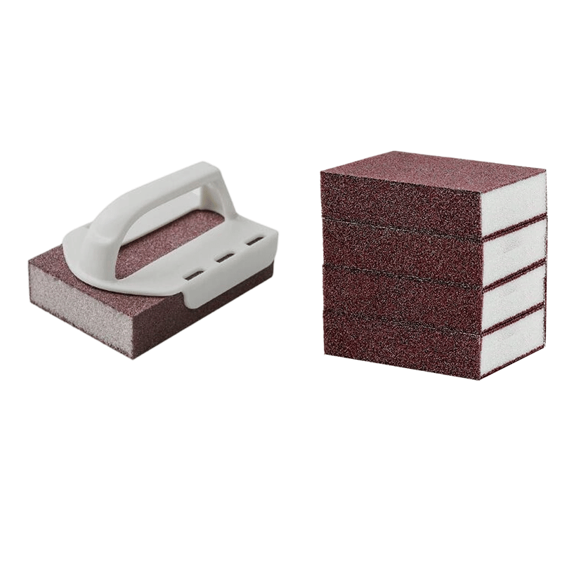 Cleanora – Magic Multi-Surface Cleaning Sponge – Handle (Gray) × 1 + Sponge × 5