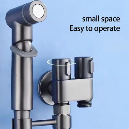 1-In-2-Handheld Out Dual Control Valve Bidet Sprayer for Toilet – image 4
