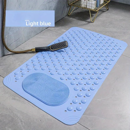 AquaSafe Zone – Non-Slip Bath Rug – Blue