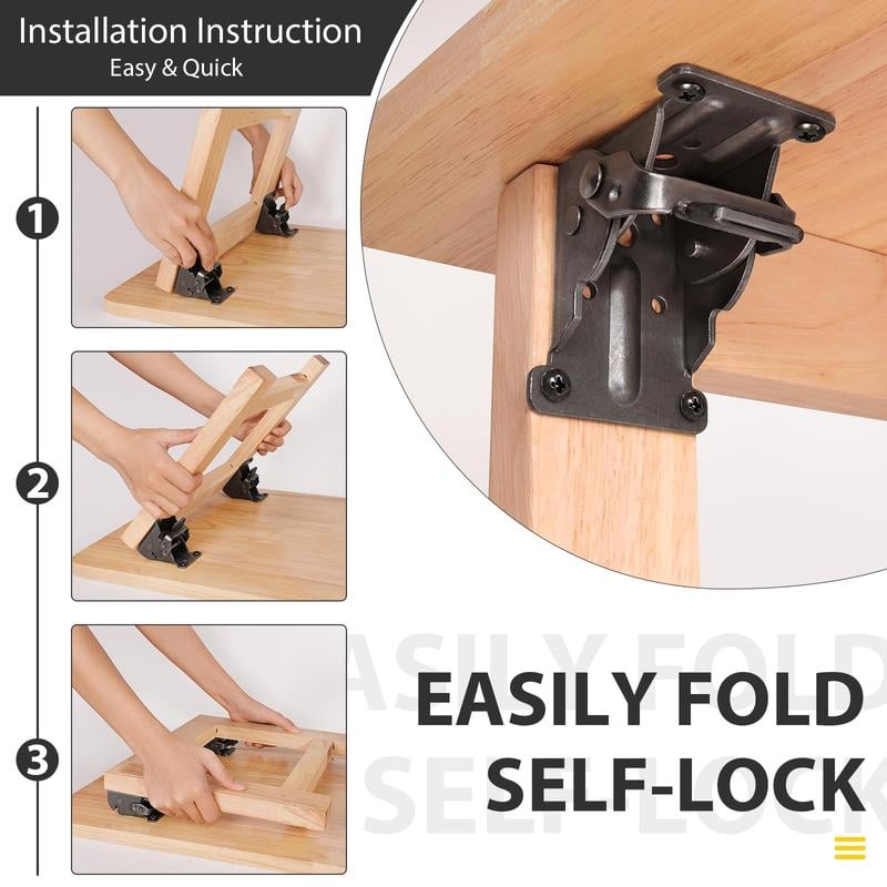 LockFold – Heavy-Duty Folding Table Brackets – image 3