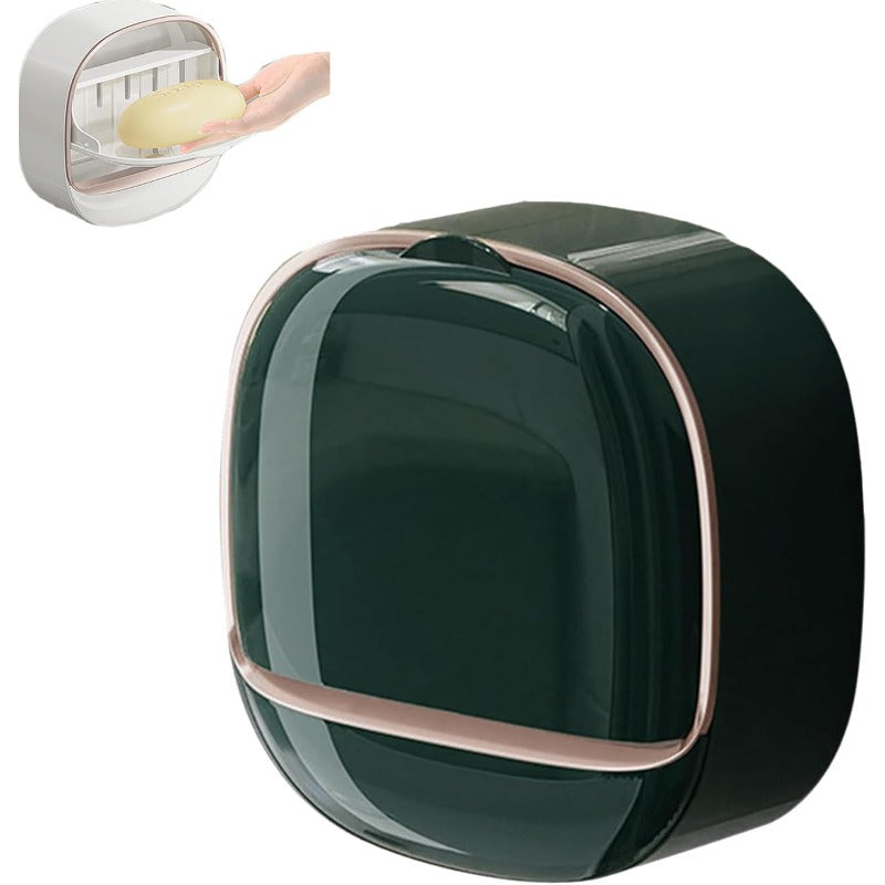 PureFlip – Hygienic Soap Drain Box – Dark Green