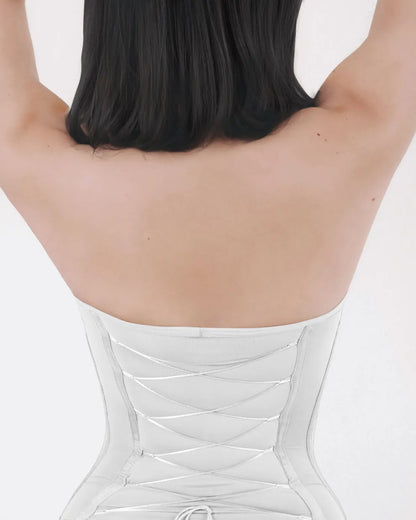 CurveLuxe – Back Lace-Up Seamless Thong Bodysuit – image 13