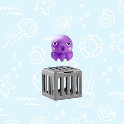 AquaPlay – Children’s Pool Diving Toys Set – Octopus + Cage