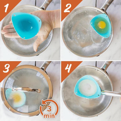 PoachPro - Easy Silicone Egg Poacher (Set of 4) – image 4