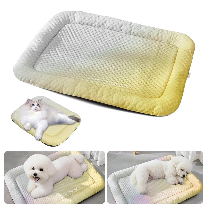 PawChill – Breathable Pet Cooling Mat – Yellow / S