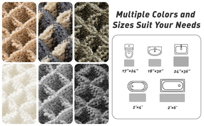 WaffleCloud – Ultra Absorbent Bath Mat – image 10