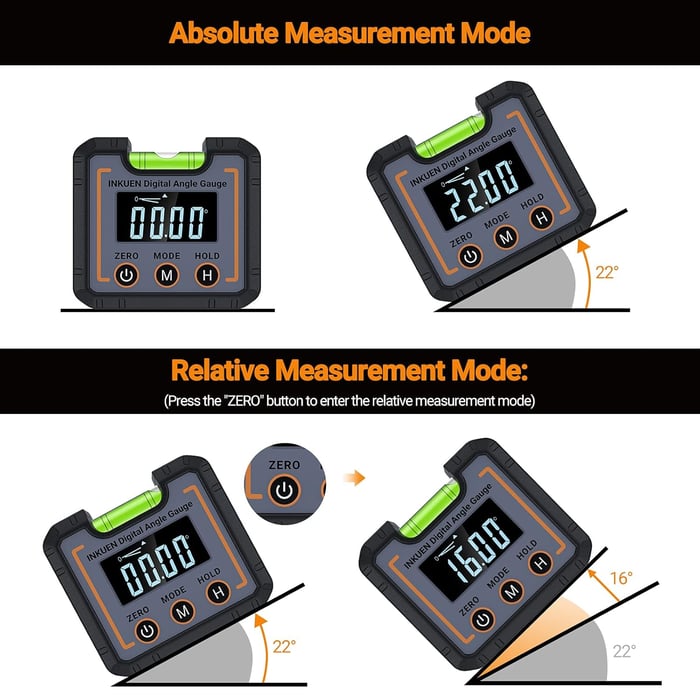 AnglePro – 0–360° Digital Angle Finder Level Tool – image 7