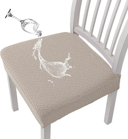 ChairEase – Washable Jacquard Chair Protector – Sand Color