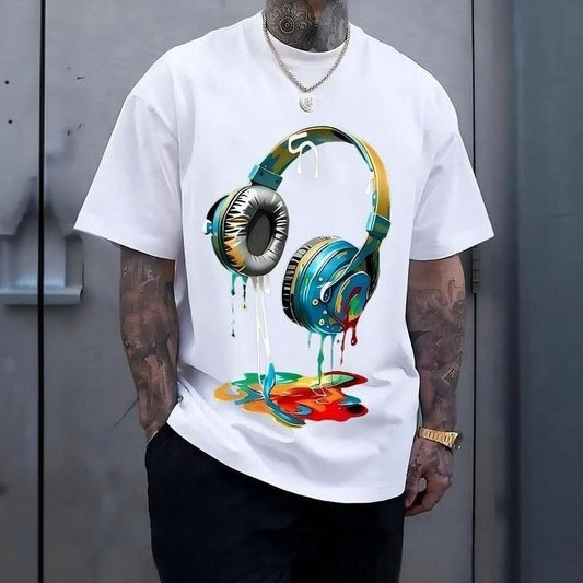 StyleCore – Soft Cotton Graphic Shirt – White / S