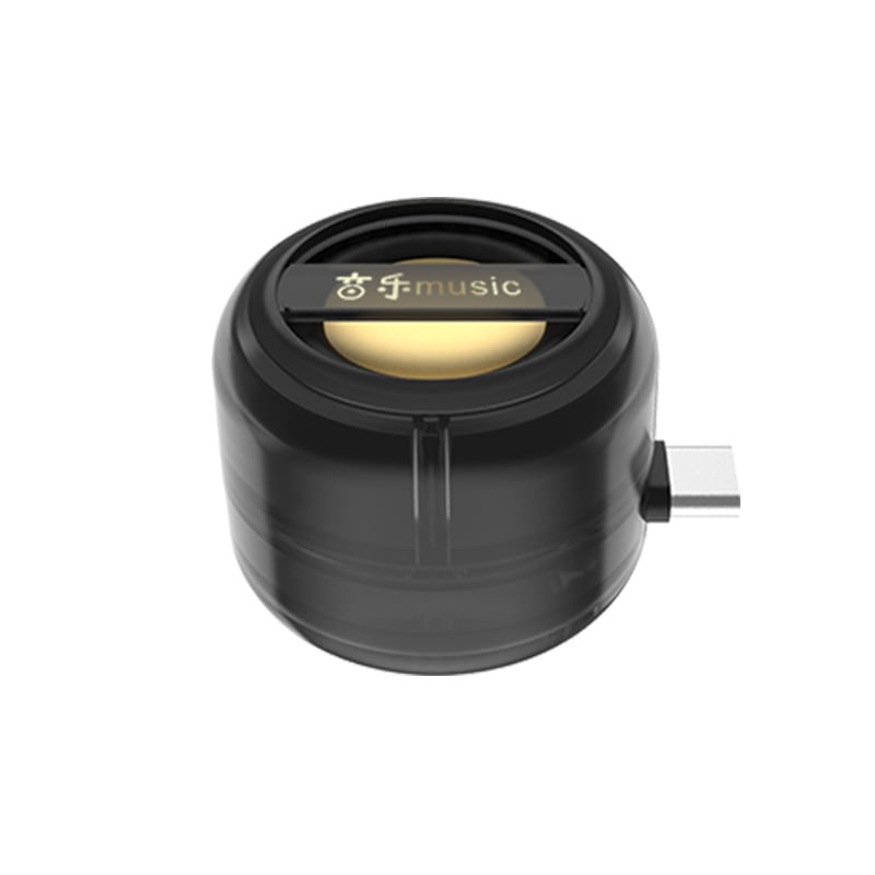 ClearWave – Portable 5X Speaker Amplifier for Phones – Type-C / Black / Buy 1