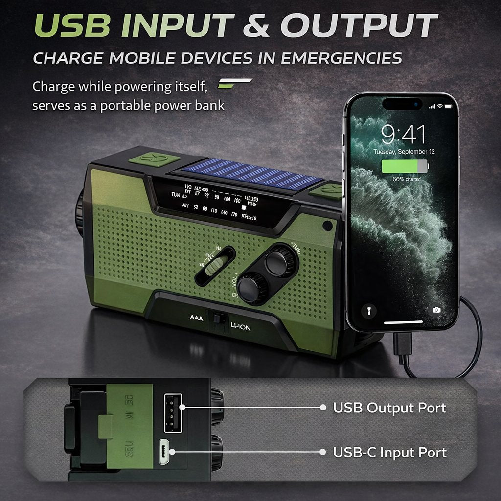PowerCast Elite – 4-in-1 Emergency Radio – image 5