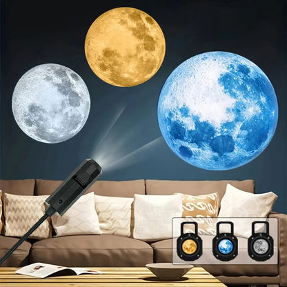 OrbitGlow – Flexible Gooseneck Star Lamp – Moon