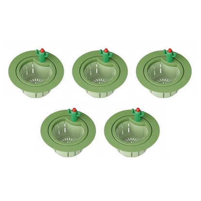 CleanCatch – Drain Strainer Basket – Green-L x 5