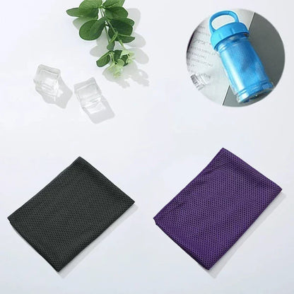 ChillWrap – Rapid Cooling Towel – Black / Purple