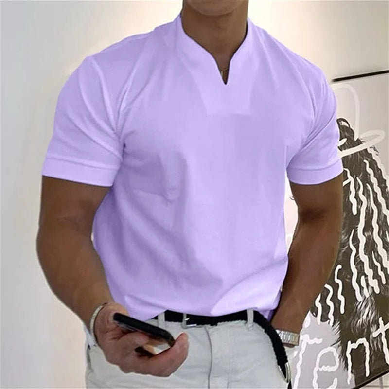 MetroFlex – Gentleman’s Short Sleeve Performance Tee – Purple / M