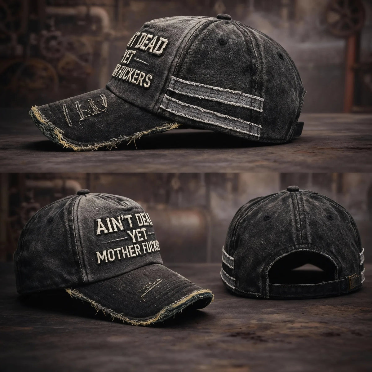 Rebel Ride - Vintage Statement Trucker Hat – image 6
