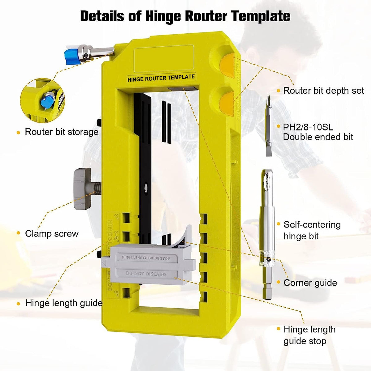 DoorFit ProJig – Hinge Installation Template – image 5