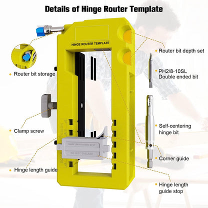 DoorFit ProJig – Hinge Installation Template – image 5