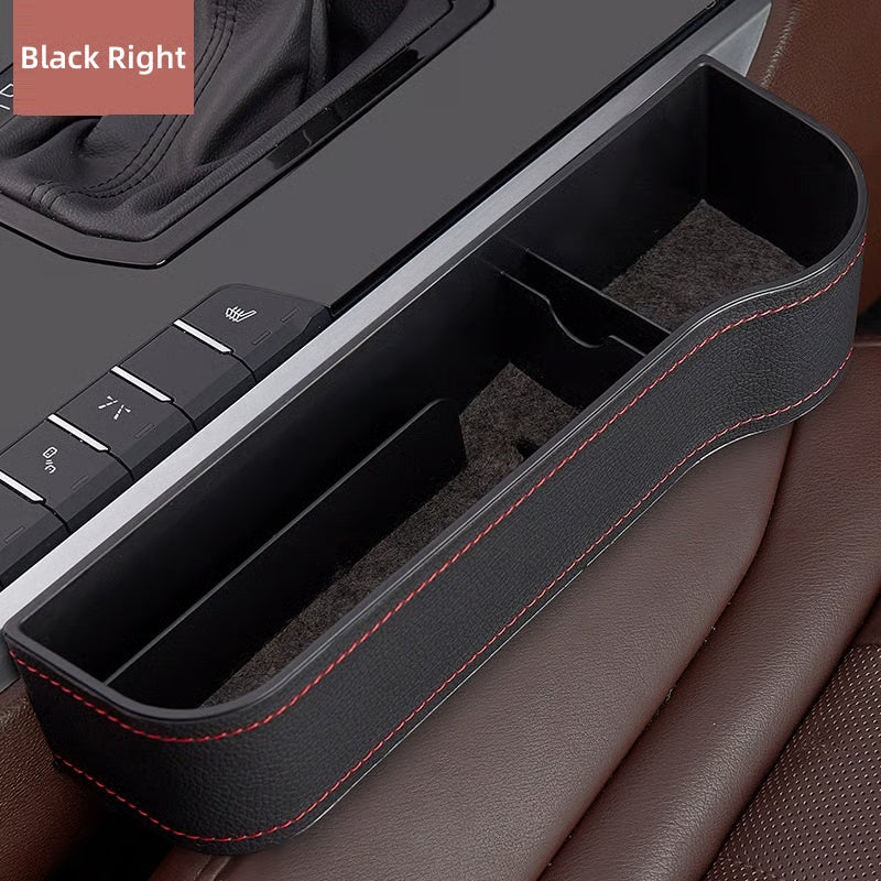 DriveMate – Multi Pocket Leather Car Seat Storage Organizer – image 15