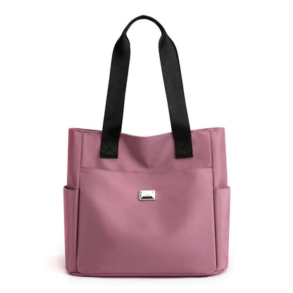 UrbanTote – Large Capacity Multi Pocket Shoulder Bag – Pink