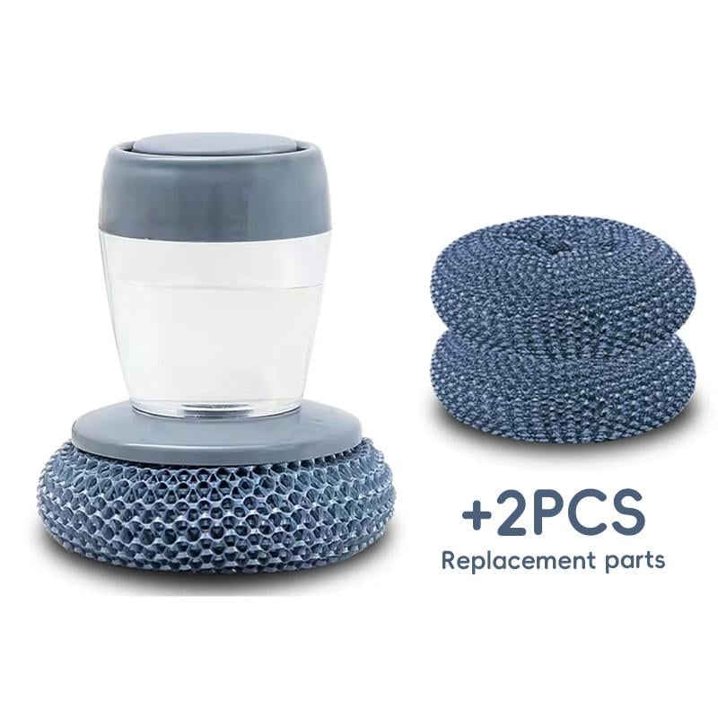 CleanMate - Ergonomic Soap-Release Kitchen Scrubber – 1+2PCS