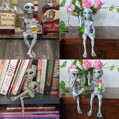 AlienMeme – Funny 2026 Alien Artwork – All Styles (Gray)