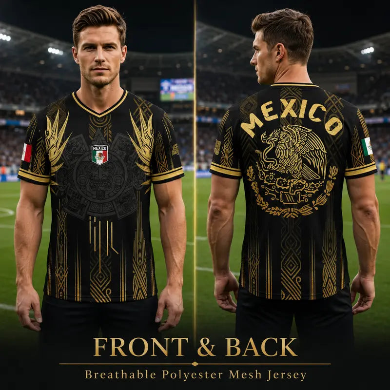 GoldStrike – Mexico Inspired Performance Fan Jersey – image 4