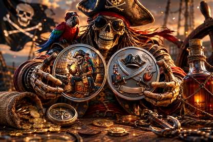RumRaider – Double-Sided Pirate Challenge Coin – image 5