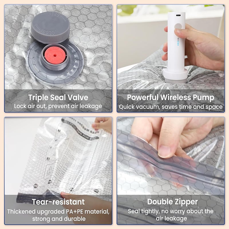 PackEase – Cordless Travel Storage Vacuum Bags – image 6