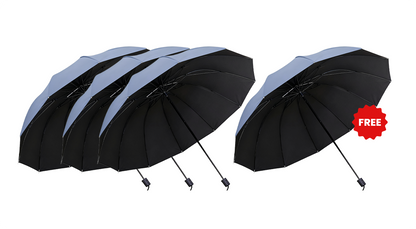 CloudDefender – Large Coverage Umbrella – Blue / BUY 3 (GET 1 FREE) - 4 PIECESBest value for money