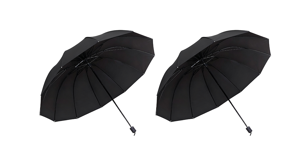 CloudDefender – Large Coverage Umbrella – Black / Buy 2 products and save an extra 20%
