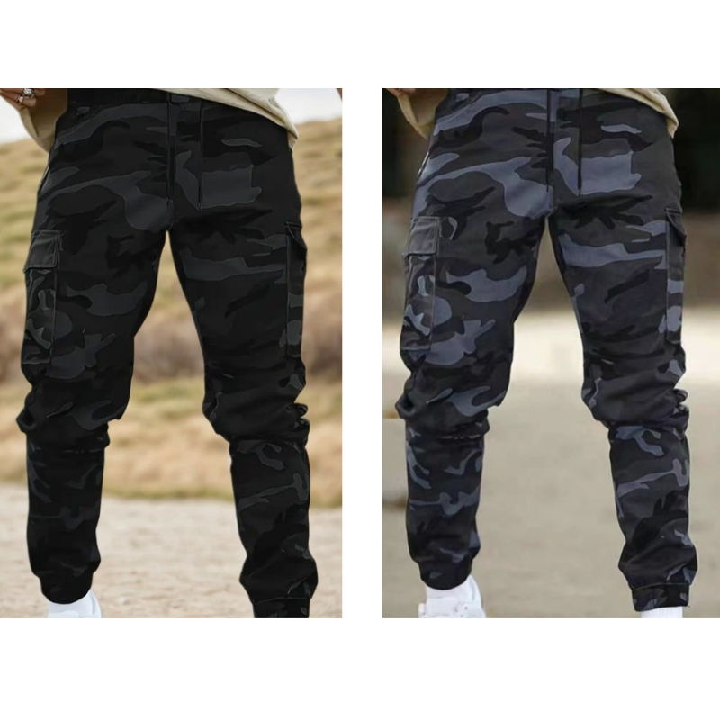 StrikeForce – Heavy-Duty Multi-Utility Tactical Pants – Black+Gray (Free shipping) / S