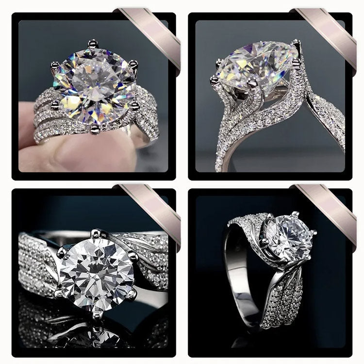 RomaBrilliance – Elegant 5 Carat Moissanite Ring – image 17